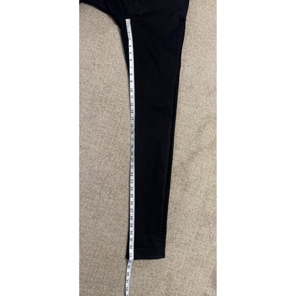 Size 31 Amiri Black Jeans Stretch Straight Skinny Stack Distress Mens Womens - Picture 12 of 14